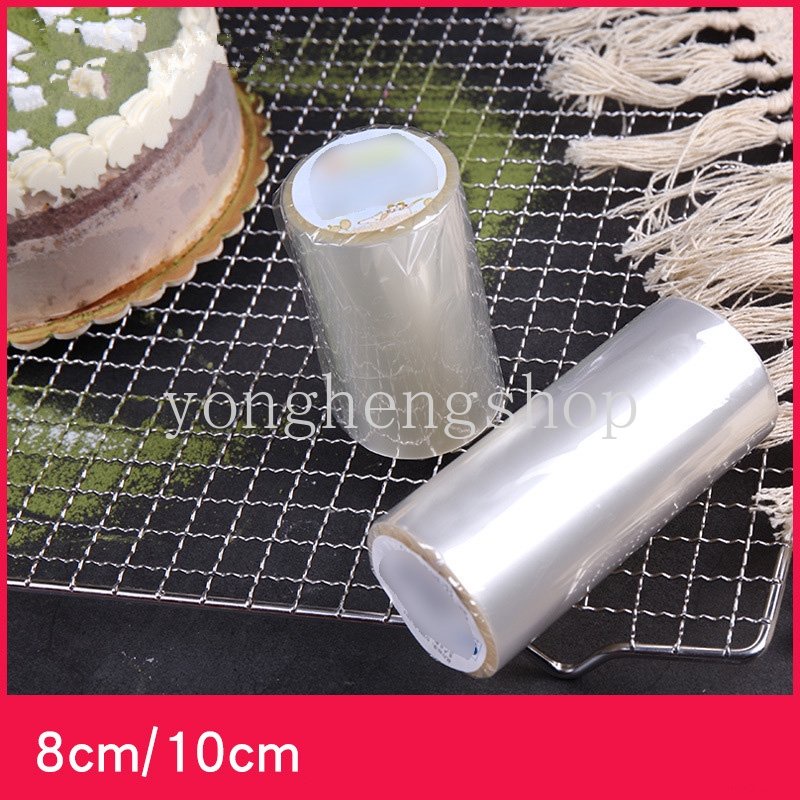 10 M Transparan Edge Wrap Mousse Cake Rim Dessert Mousse Keliling Film DIY Kerah Kue Pastry Decor Dapur Baking Tools