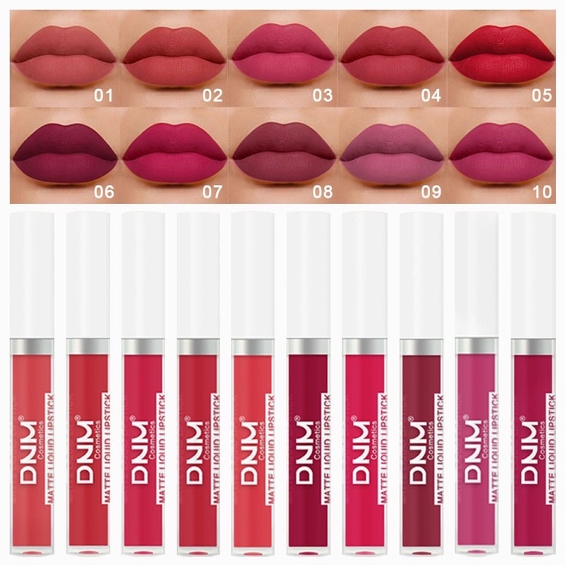 SUPER LENGKAP STOK 01-19 GRATIS ONGKIR TERMURAH PALING {Bisa kirim instant COD Medan Termurah}DNM MATTE LIPCREAM LIQUID LIPSTICK WATERPROOF &amp; LONG LASTING