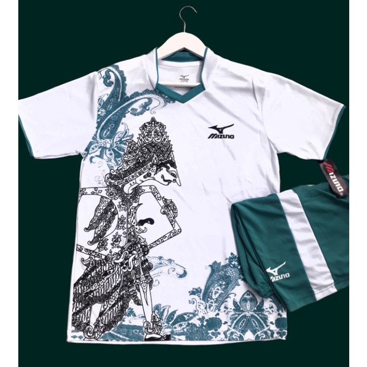 BAJU KAOS OLAHRAGA JERSEY BOLA SEPAK COD1 STELAN DEWASA FUTSAL-VOLLI BADMINTON PRODUK TERBARU WAYANG BATIK TERLARIS unsek