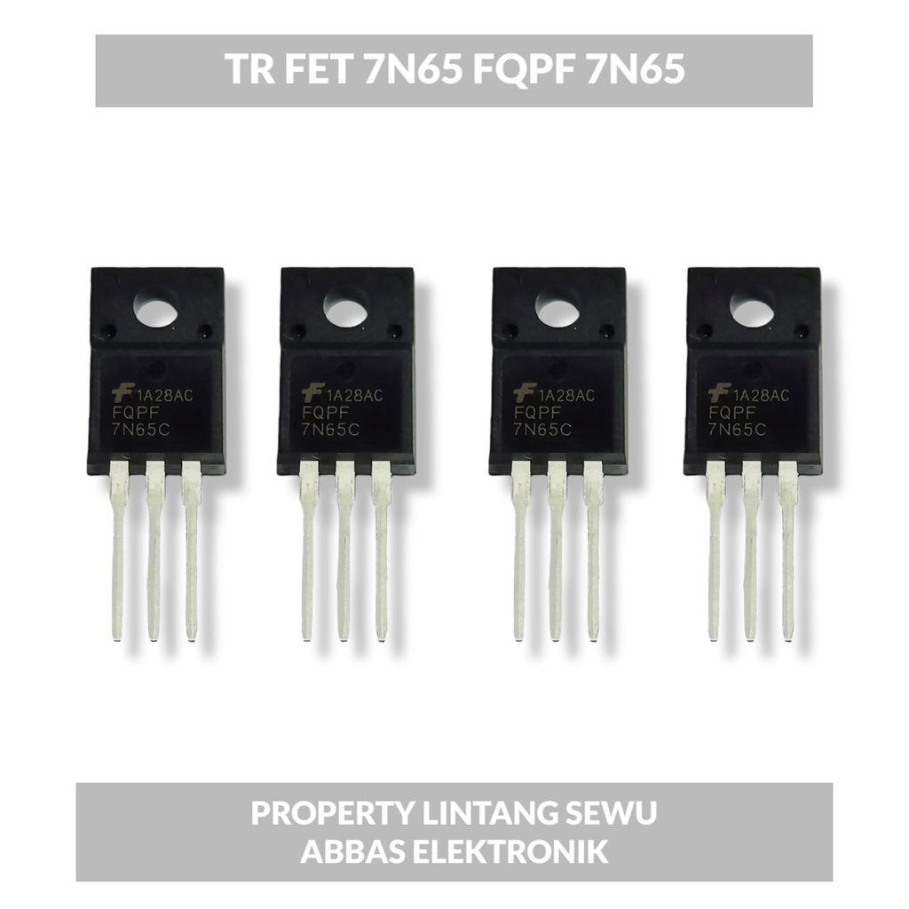 TRANSISTOR FET 7N65 FQPF 7N65 TR 7N65