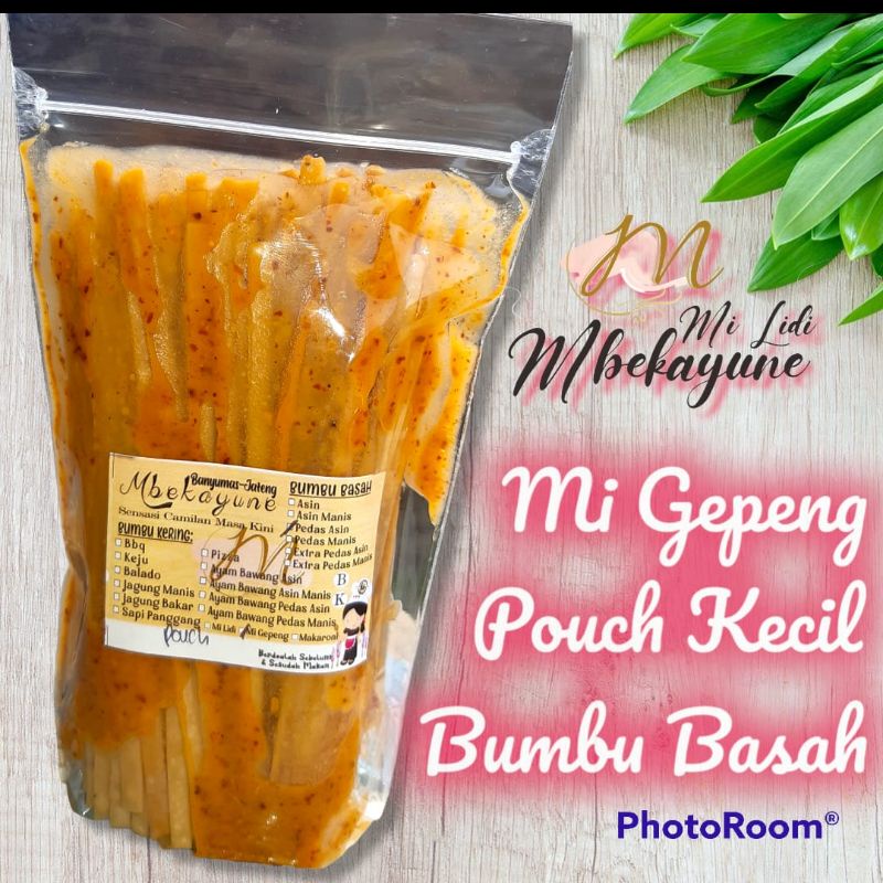 

milidimbekayune - Mi Gepeng Bumbu Basah Kemasan StandingPouch