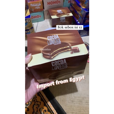 

Cocoa Lovers sandwich snack mesir