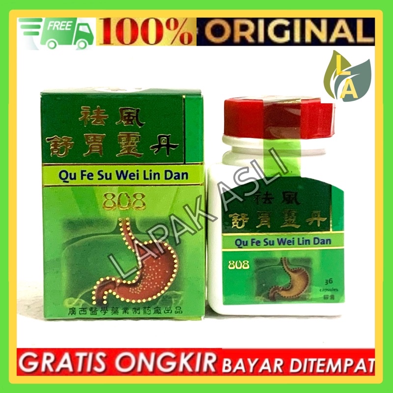 808 Qu Fe Su Wei Lin Dan - Obat Maag Dan Asam Lambung