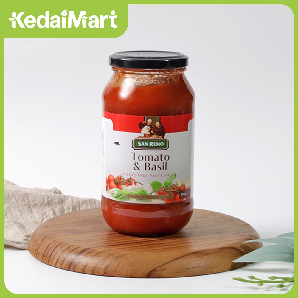 

Pasta Sauce Spicy Tomato & Basil San Remo 500 Gram