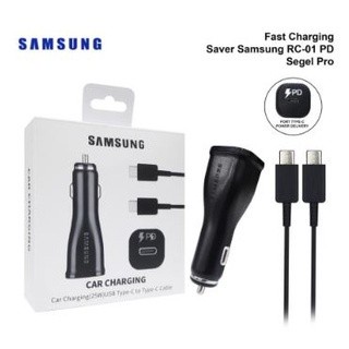 Car Charger SAMSUNG type C To Tipe C 25W / Casan Mobil Tipe C 1 USB C