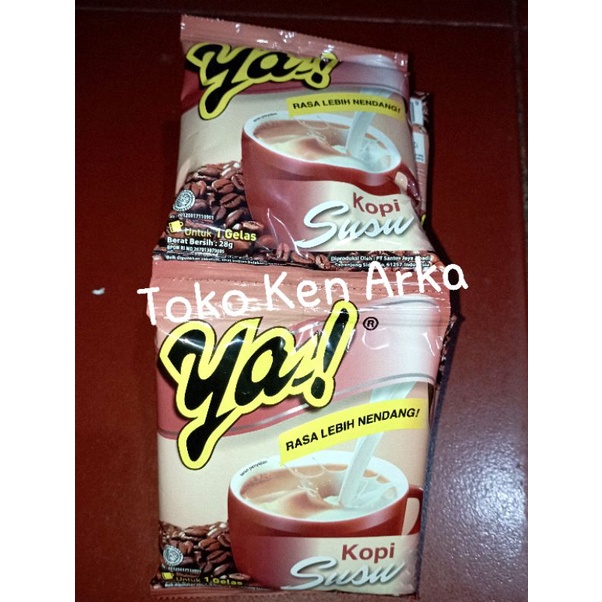 

Ya! Kopi Susu (Renteng/10x28gr)