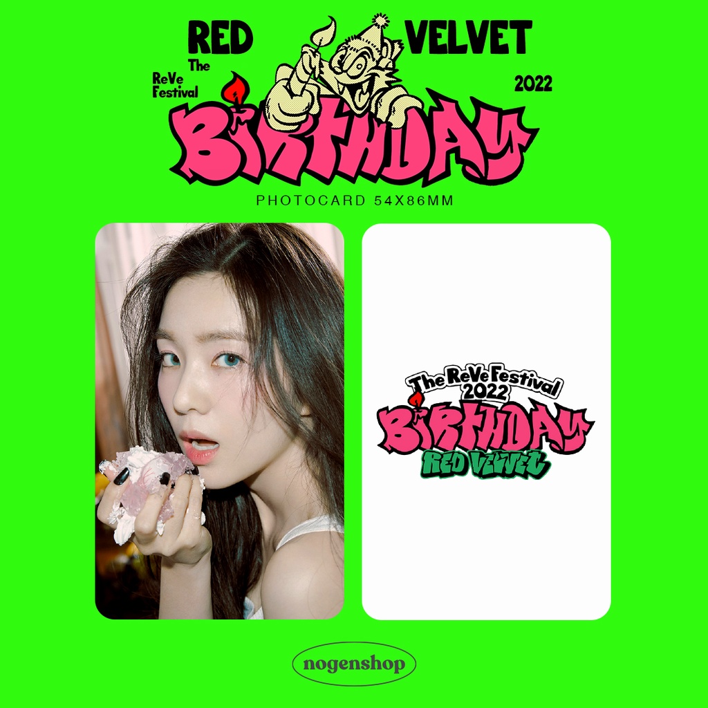 [UNOFFICIAL/FANMADE] PHOTOCARD PC RV RED VELVET THE REVE FESTIVAL 2022 – BIRTHDAY