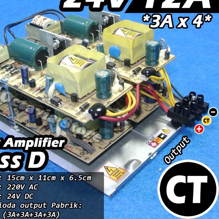 SALE✅adaptor power supply 24V 12A, 6A SMPS CT dan NonCT|KD5