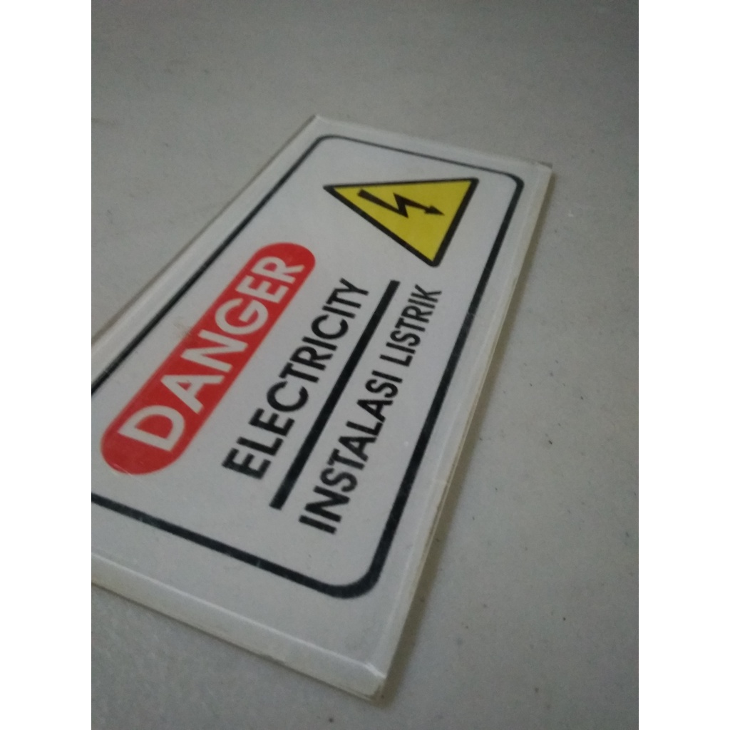 

Sign Simbol Danger Electricity Instalasi Listrik