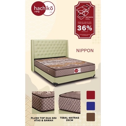 Springbed Kangaroo Hachiko 180x200 - Matras Murah Bergaransi - Kasur Murah - Berlaku COD - Free Ongk