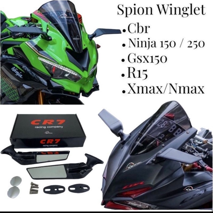 Spion Winglet Model Rizoma Zx25R Ninja 250Fi Karbu Cbr R15 R25 Dll #Original