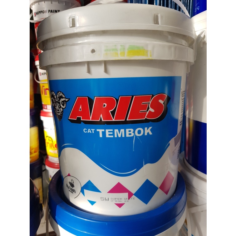 [CARGO] ARIES 20 KG PAIL CAT TEMBOK BETON DINDING PLAFON EKONOMIS [AVIAN BRANDS]