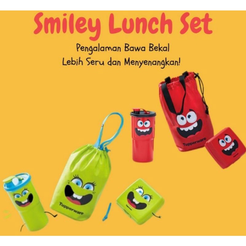 Smiley Lunch Set Hijau