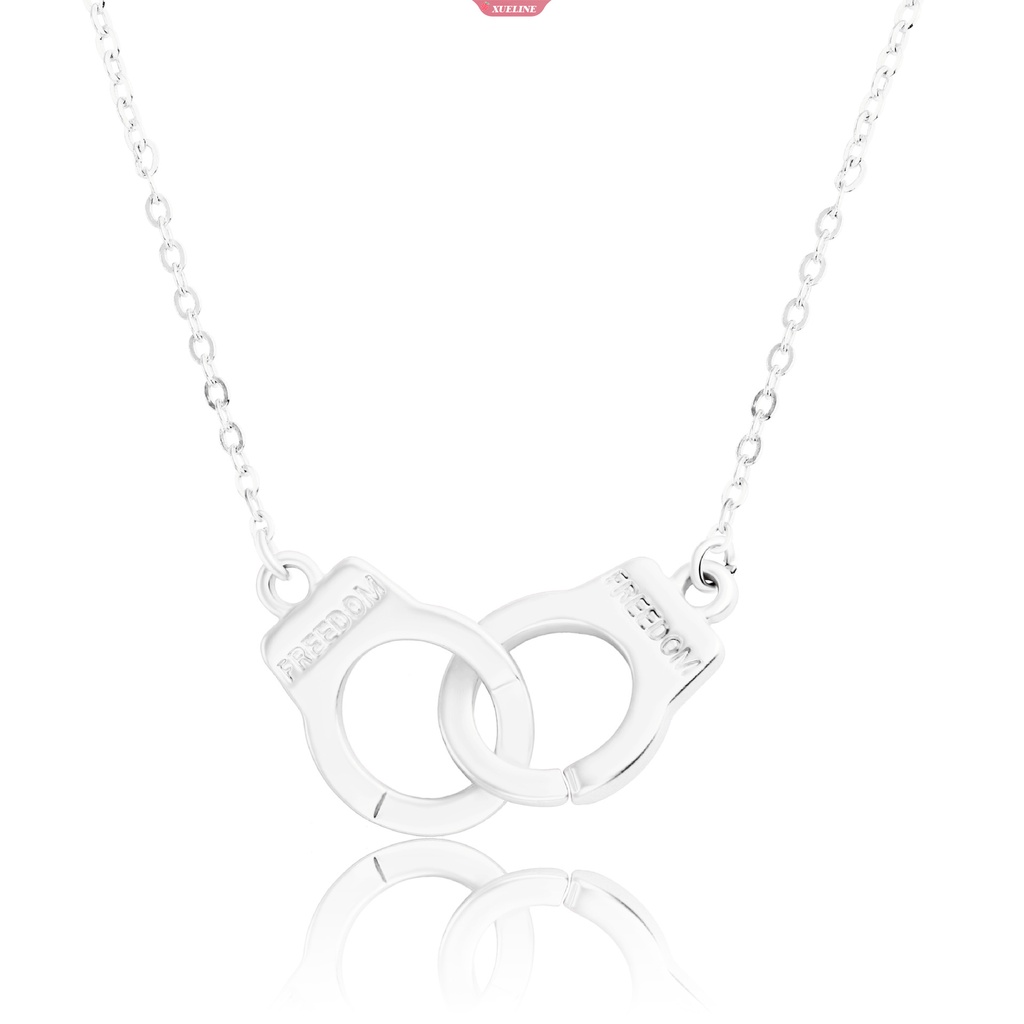 Stainless steel Perempuan handcuff Pesona Gaya punk Kalung Dengan Rantai Pesta Ulang Tahun chic Hadiah Perhiasan Hadiah [ZXL]
