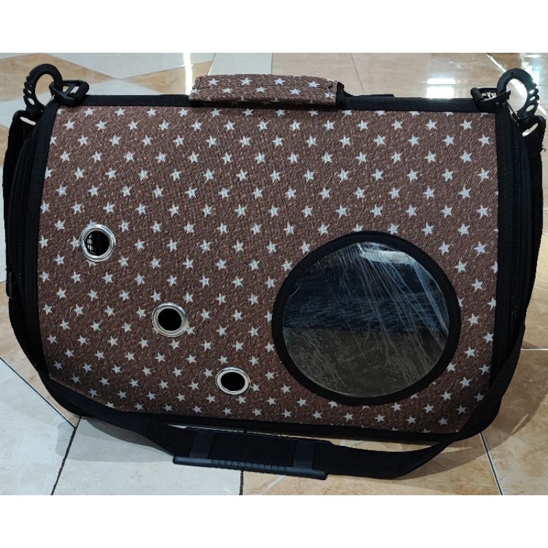 Tas Kucing Mdl 3in1 TRANSPARAN BULAT Tas Hewan Tas Reptil Tas Kelinci Tas Musang