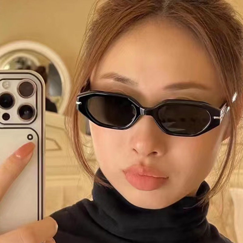 Aesthetic Shades Sunglasses UV400 Untuk Wanita/Pria Eyeglasses Colour