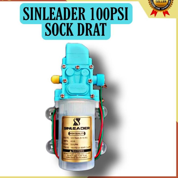 Dapatkan Sekarang [SINLEADER] DINAMO POMPA AIR JET CLEANER POMPA DC SINLEADER ASLI 12V 5LITER PERMEN