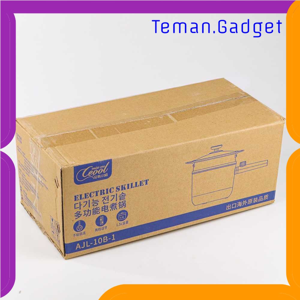 TG - DPR Ceool Panci Listrik Pot Electric Cooker 1.5L with Steamer - AJL-10B-1