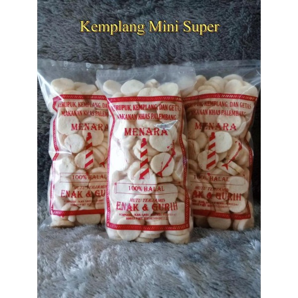 

KEMPLANG SUPER MINI TENGGIRI / KERUPUK KEMPLANG PALEMBANG / 250 GR / KEMPLANG NO.1