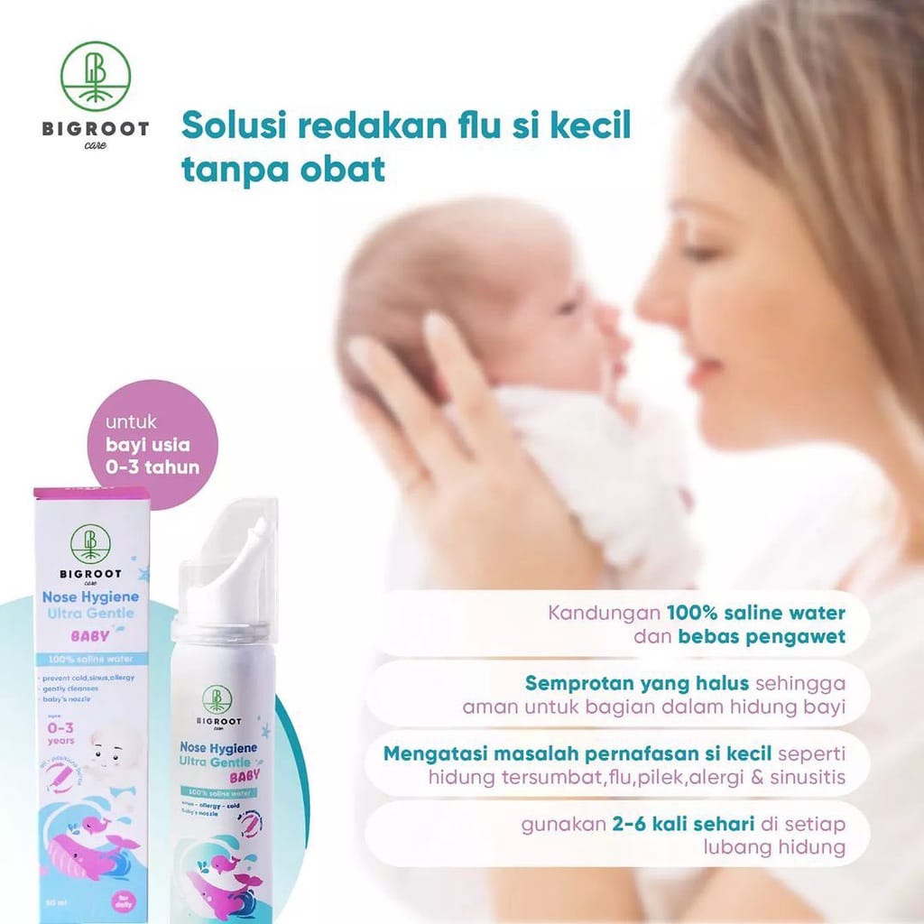 Bigroot Nose Hygiene Ultra Gentle Baby dan Stuff Relief 50 ML