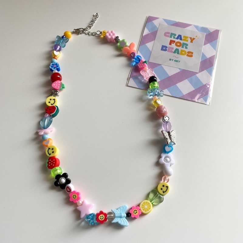 Custom Necklace Beads Kalung Manik