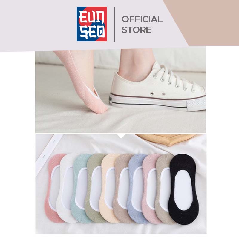 EUNSEO Kaos Kaki Wanita Hidden Sock Invisible Fashion Korea KaosKaki Spring Summer Sock