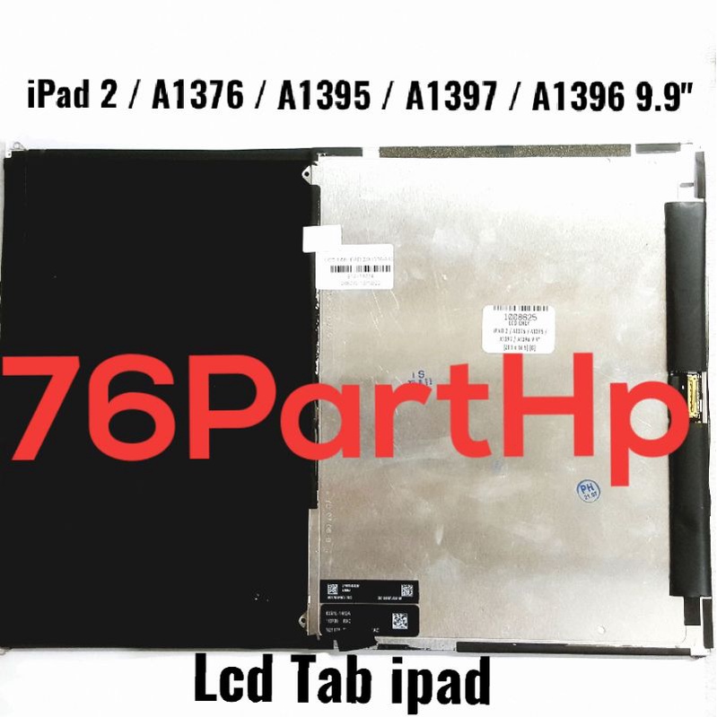 Ori Oem Lcd Touchscreen Fullset iPad 2 - A1376 - A1395 - A1397 - A1396 9.9&quot;