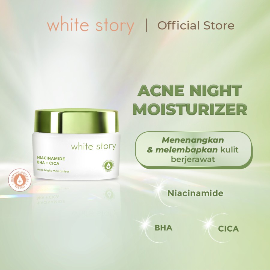 WHITE STORY Acne Night Moisturizer