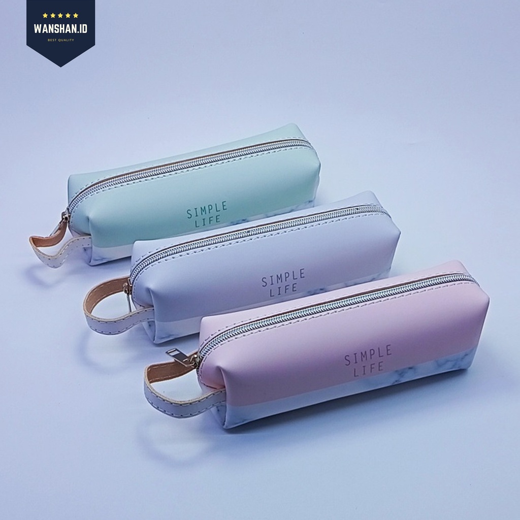 [WS] Tempat Pensil Portable Bahan Kanvas Motif Bervariasi