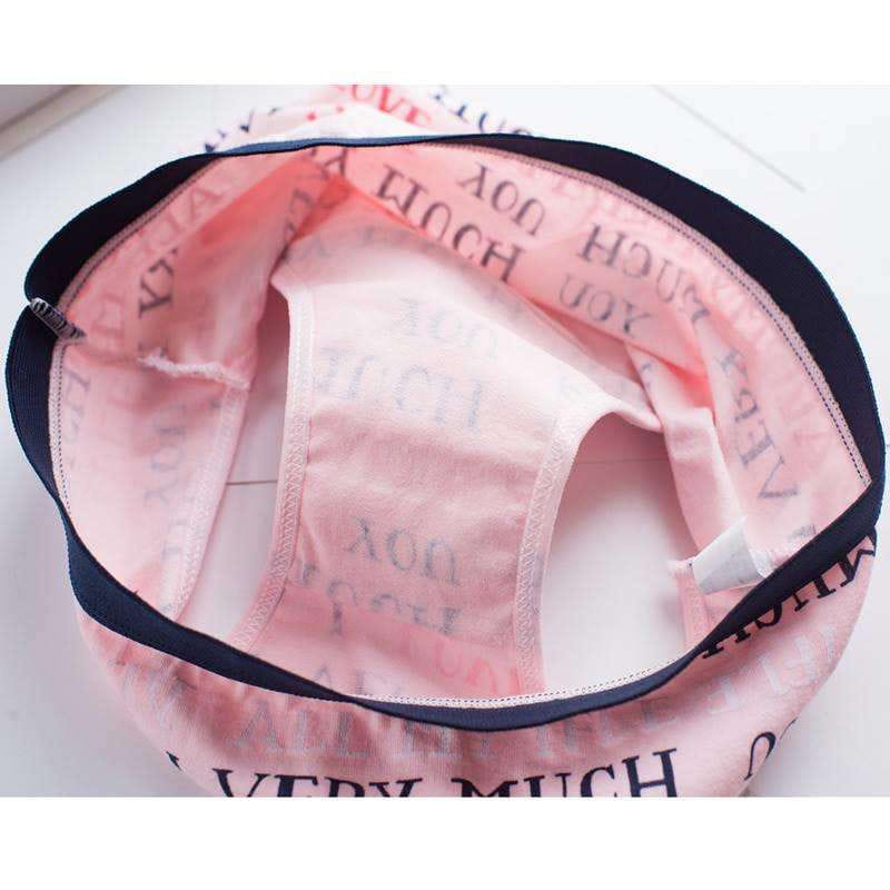 HUES.ID Celana Dalam Brief Import Motif Bahan Breathable Untuk Wanita 2082