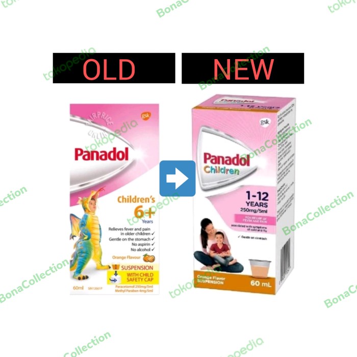 Panadol Children Syrup 6+ Years Ori Singapore - Obat Demam Anak 6+