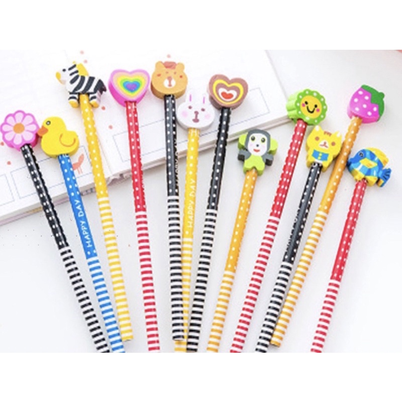 

Pensil Karakter + Penghapus Pensil Lucu Ada penghapus Pensil Fancy Pensil Unik Karakter Souvenir