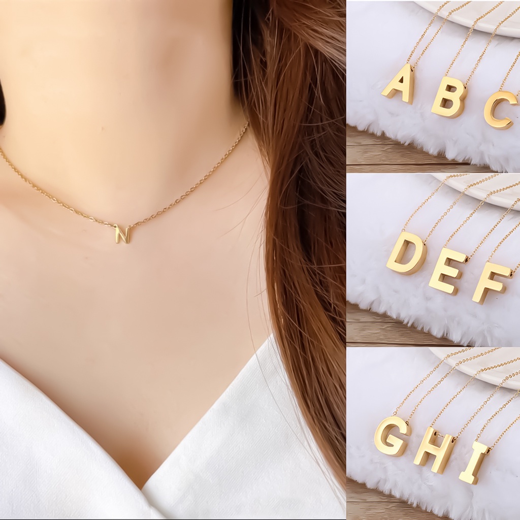 KALUNG NAGITA SLAVINA | KALUNG NAGITA ALPHABET HURUF ABJAD GOLD TITANIUM