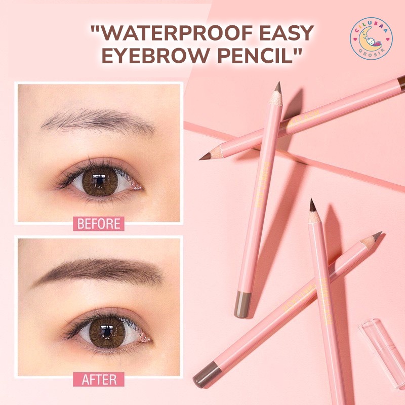 Pinkflash Waterproof Easy / Auto Eyebrow Pencil - Pensil Alis Original BPOM PF-E02 / PF-E09 / Pink Flash