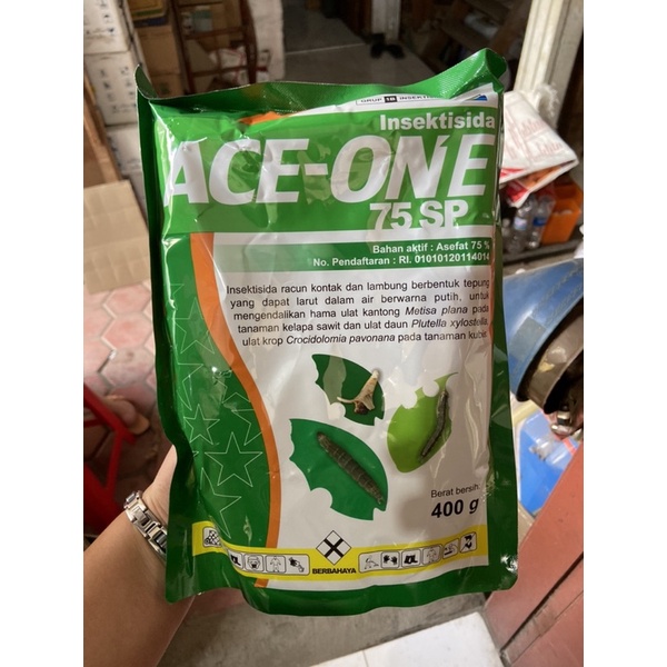 ace one 400gram insektisida asefat 75sp ace-one asefat 75sp obat ulat