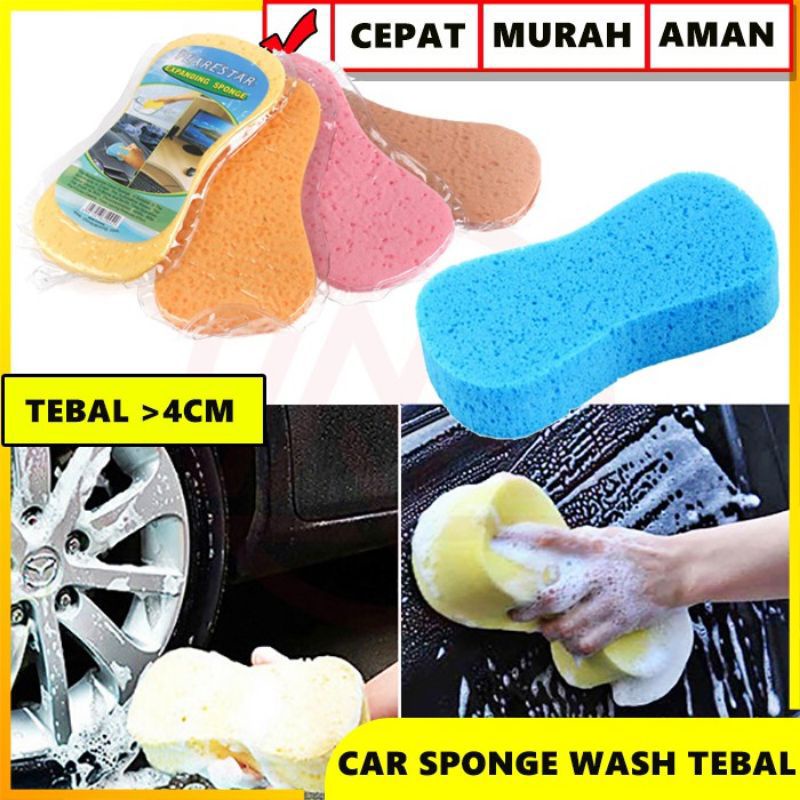 MJ88 SPONS CUCI MOBIL BUSA CUCI MOTOR BUSA SPONS CAR WASH SPONGE SUPER MURAH