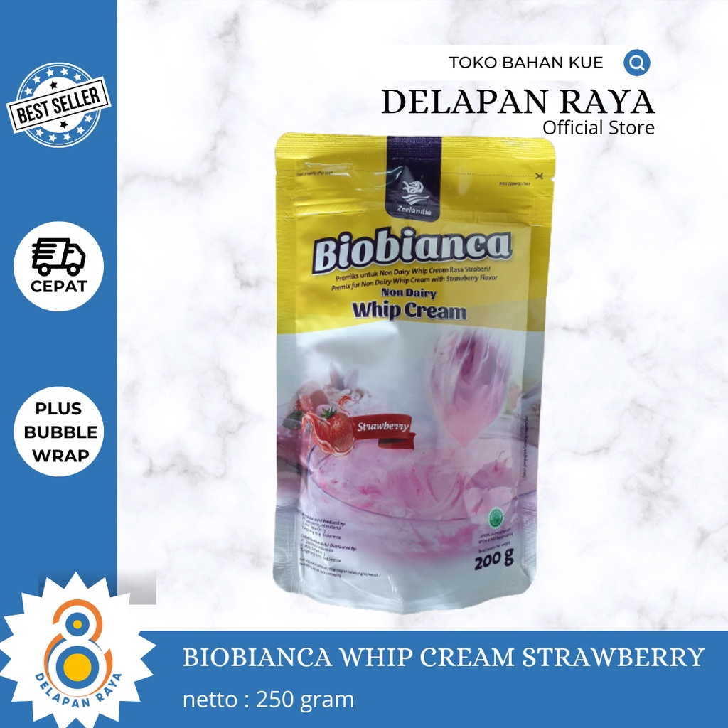 

BIOBIANCA WHIP CREAM STRAWBERRY 200GR - 8Raya