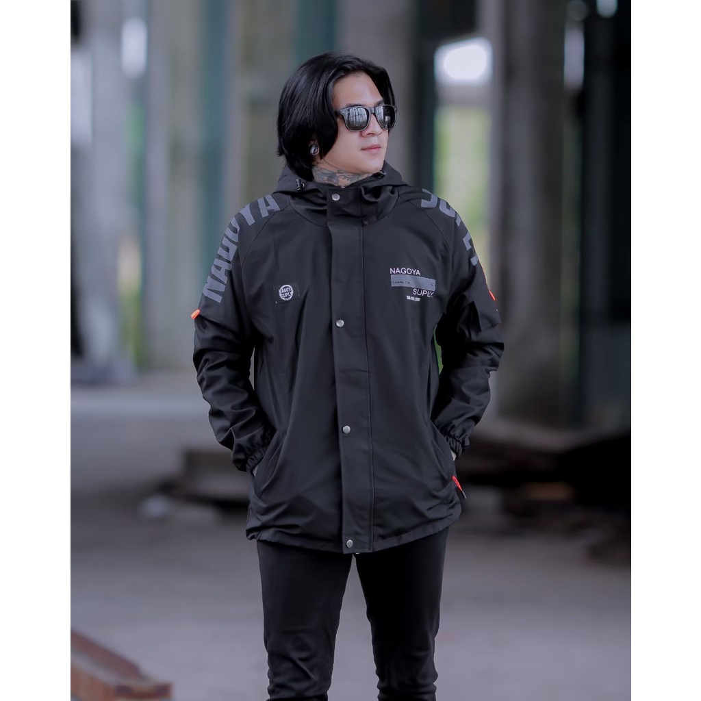 JAKET PRIA PARASUT  CASUAL SIMPLE WATERPROFF ORIGINAL DISTRO