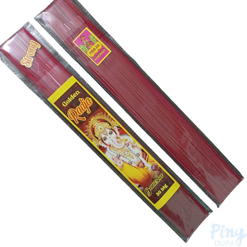 Dupa Golden Radja Ganesha Strong Aroma Isi 30 Batang Hio