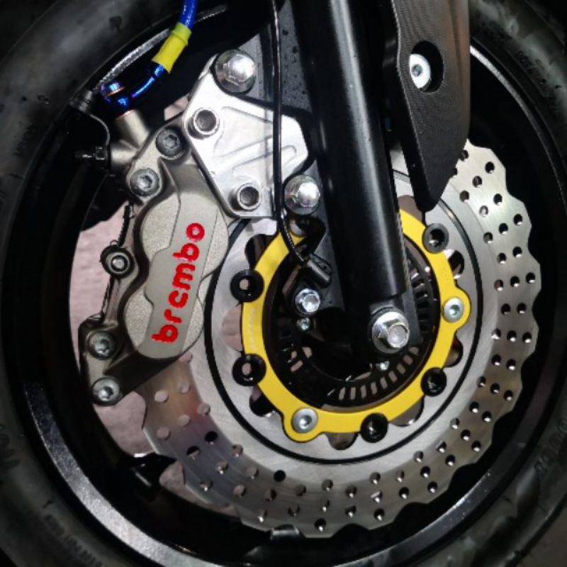BREMBO CALIPER KALIPER 4POT UNTUK MOTOR YAMAHA AEROX/ NMAX/MX- KING | 100 ORIGINAL/ PLUG AND PLAY