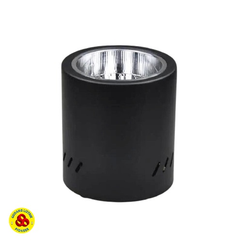 Downlight Outbow 4" Bulat Hitam Ceiling Lamp Ob 4 Inch Round Black