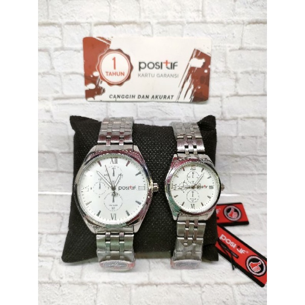 JAM TANGAN COUPLE MERK POSITIF ORIGINAL | UNTUK COWOK CEWEK UNISEX | WATER RESIST MURAH MESIN JAPAN 