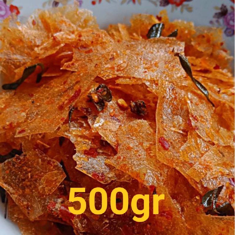 

[500gr] Kripik kaca Pedas Daun Jeruk kripca