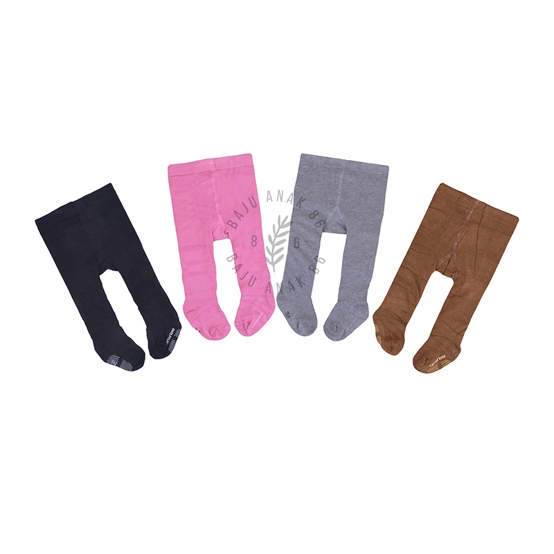4 Pcs Legging Bayi Polos Tutup Kaki