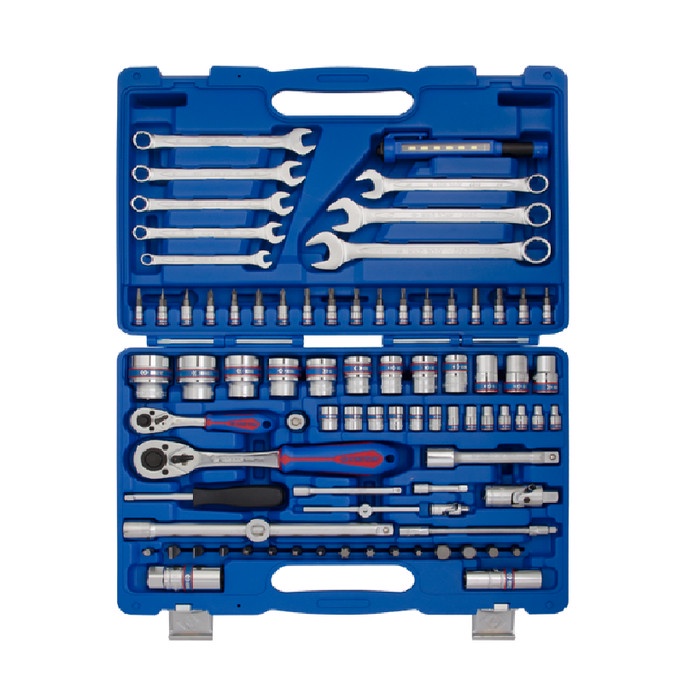 KUNCI SOK 83PC 1/4&1/2 -DR COMBINATION SOCKET SET 6PT KING TONY SC7583