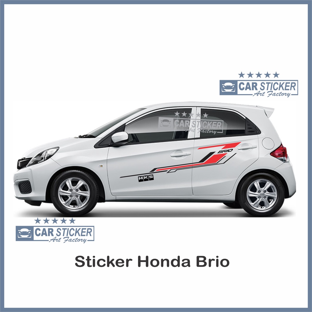 BR09 sticker mobil brio sticker honda brio sticker brio rs sticker brio satya sticker mobil brio