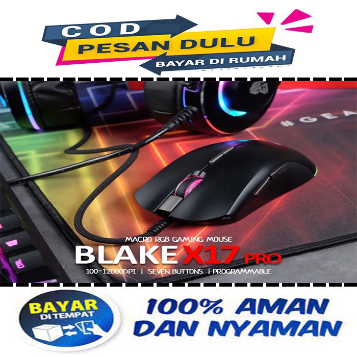 MOUSE GAMING FANTECH BLAKE X17 PRO