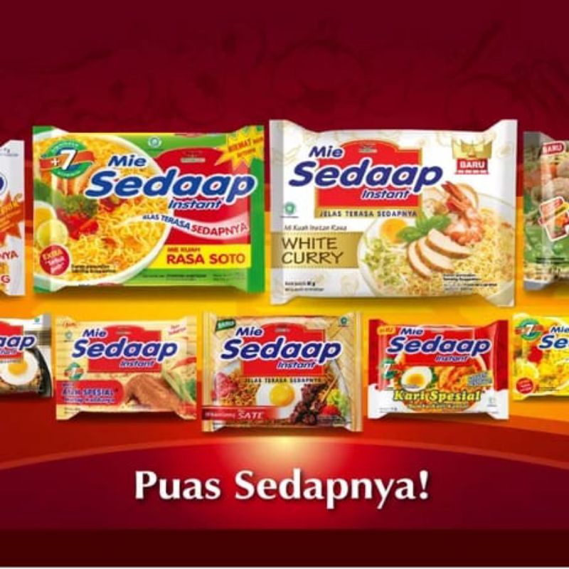 

Mie Sedaap isi 40 pcs per / karton