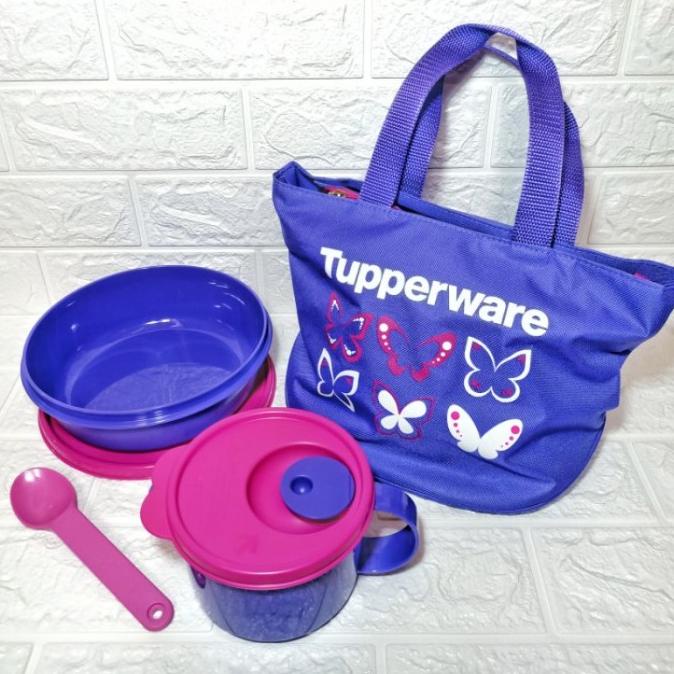 Tupperware Delight Set tas bekal makan dengan tas