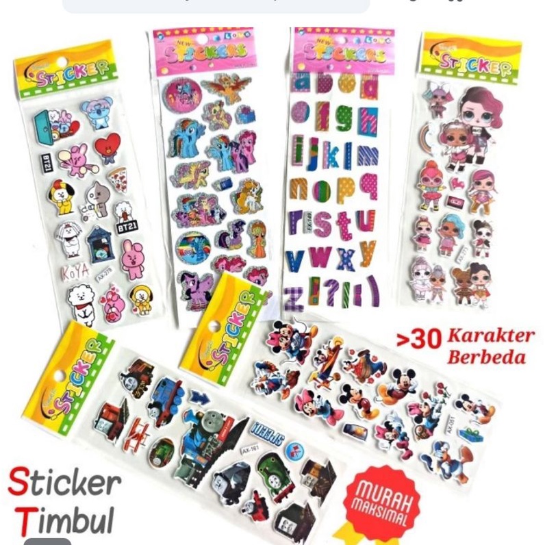 

STIKER/STICKER TIMBUL KREATIF